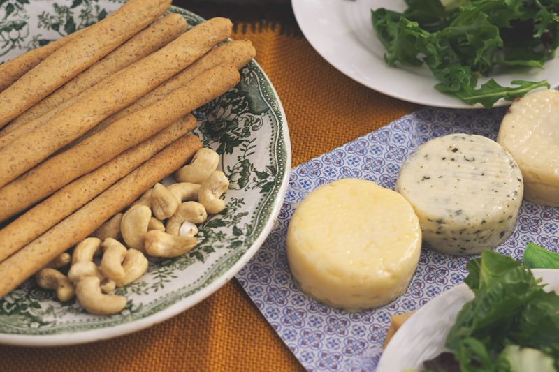 Garlic breadsticks starter at pizza factory