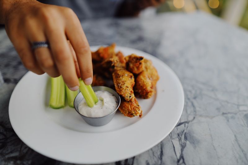 Buffalo wings starter side dish