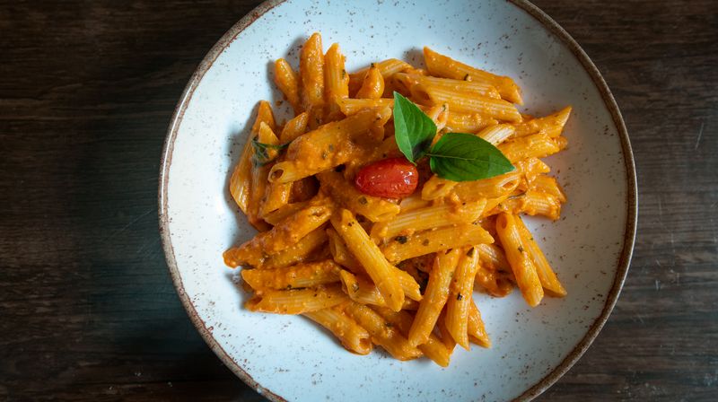 Penne Arrabbiata pasta dish pizza factory